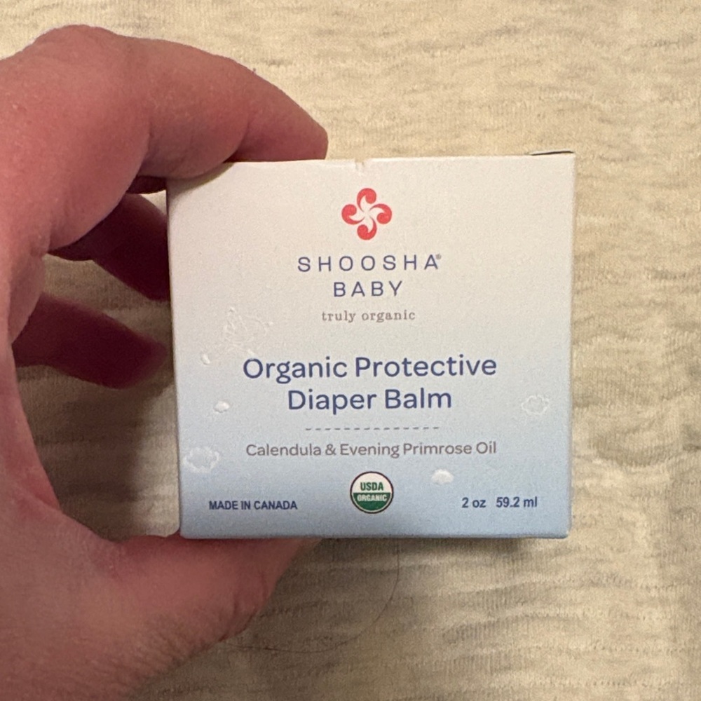 Shoosha Baby Organic Protective Diaper Balm NWT